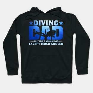 Mens Diving Dad Shirt Dive Scuba Diver Gifts Funny Fathers Day Hoodie